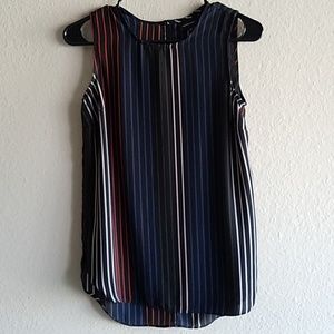 Striped dressy tank top